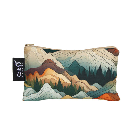 8158 - Mountains Reusable Snack Bag - Medium